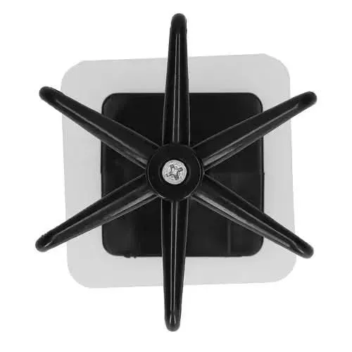 360° Rotating wall adhesive Hook for kitchen, living room, and bathroom(Black)