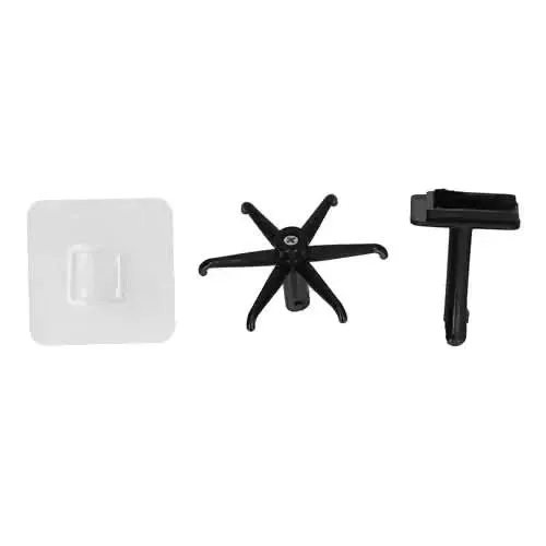360° Rotating wall adhesive Hook for kitchen, living room, and bathroom(Black)