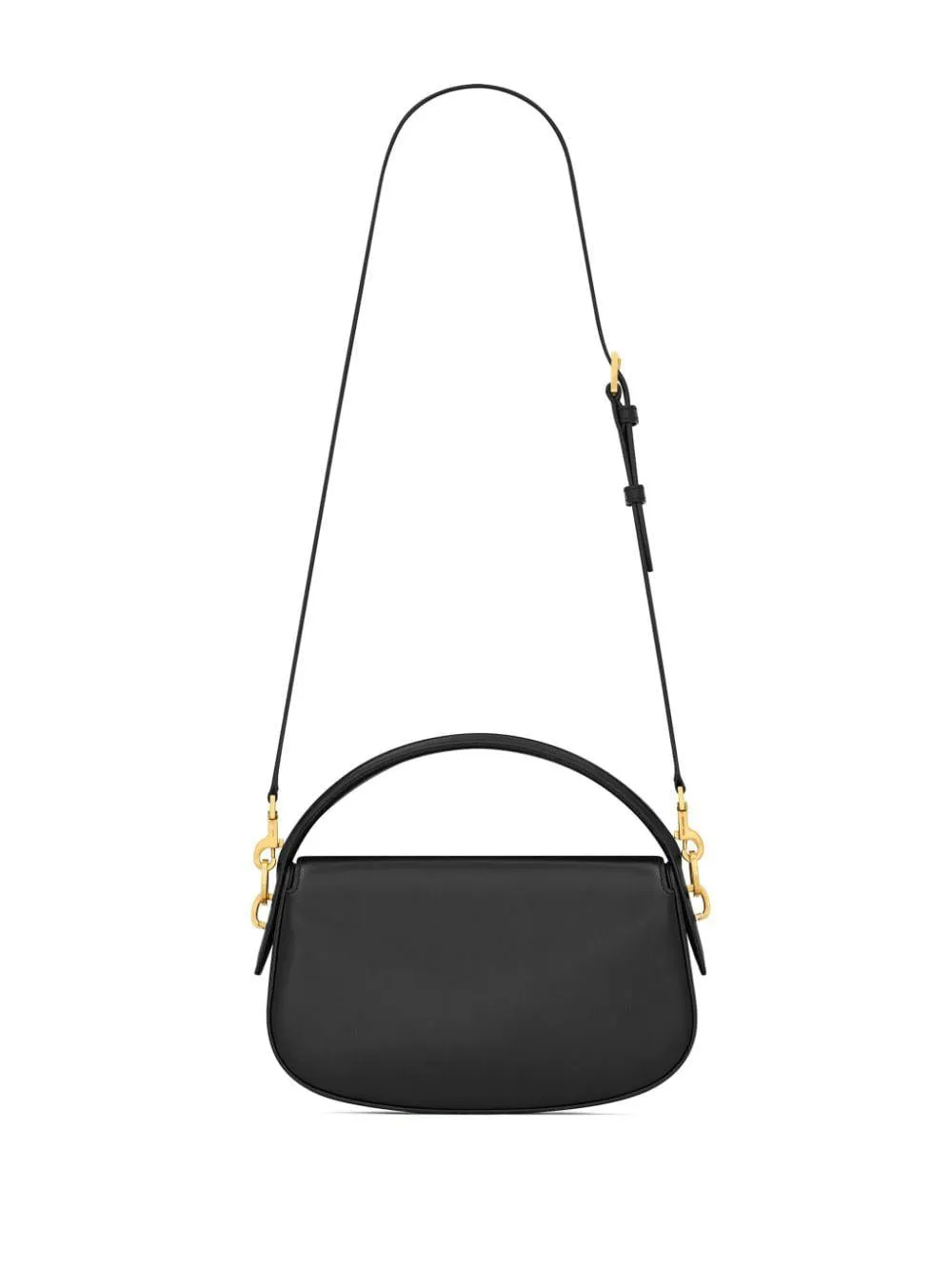 BLACK VOLTAIRE BAG WITH GOLD DETAILS