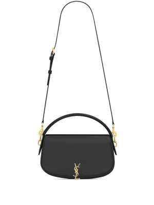 BLACK VOLTAIRE BAG WITH GOLD DETAILS