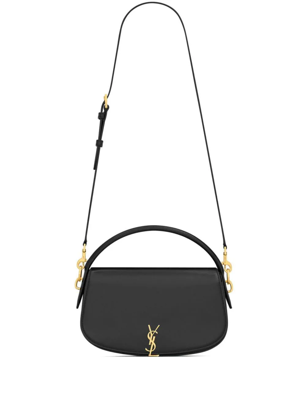 BLACK VOLTAIRE BAG WITH GOLD DETAILS