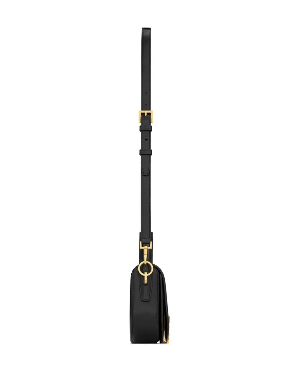 BLACK VOLTAIRE BAG WITH GOLD DETAILS