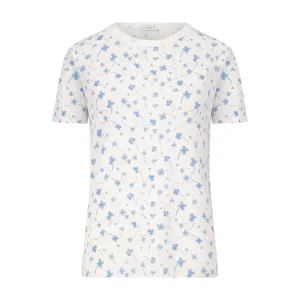 BLUE CLOVER Print NAN SLOUCHY TEE SS