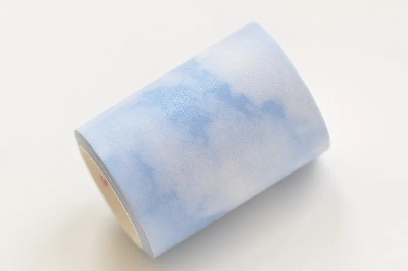 Blue Sky Cloud Masking Tape Scrapbooking Wide Washi Tape 50mm x 3 Meters Roll A12614