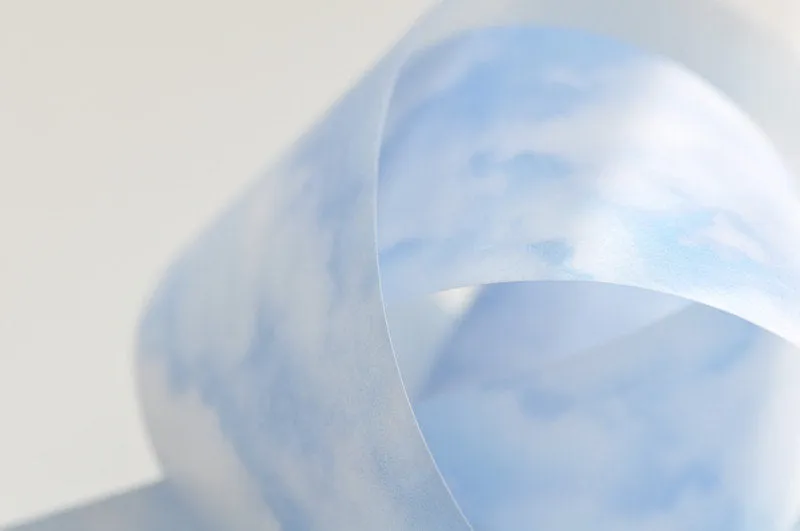 Blue Sky Cloud Masking Tape Scrapbooking Wide Washi Tape 50mm x 3 Meters Roll A12614