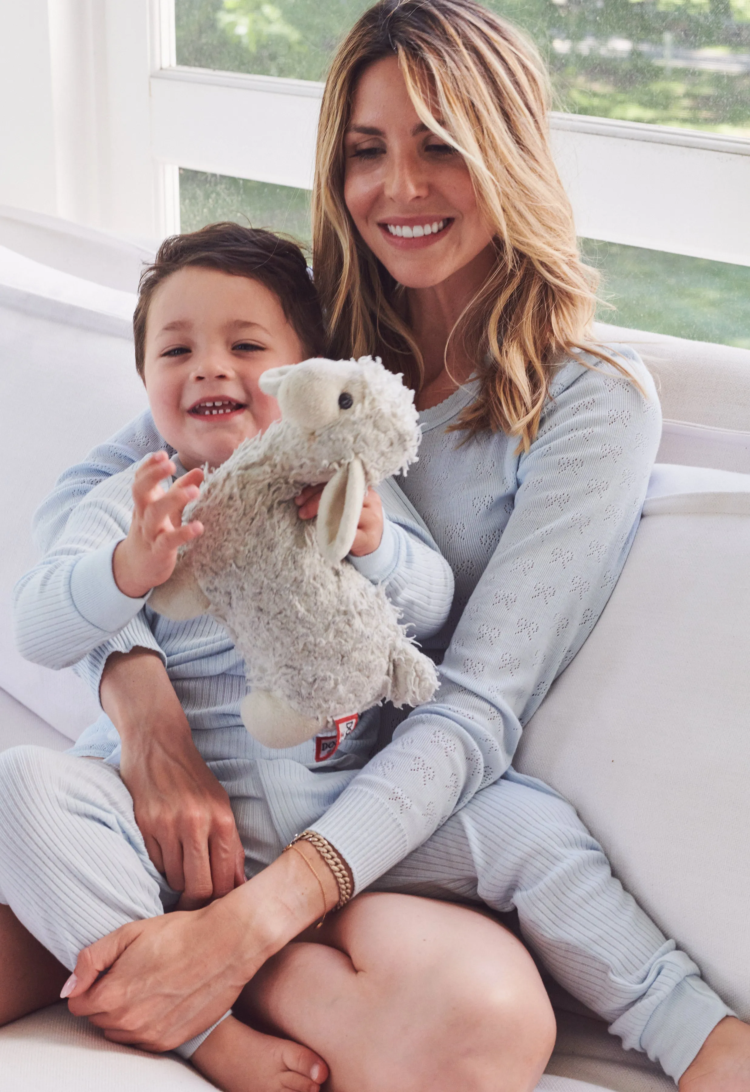 BOYS SKY BLUE RIB KNIT Lookbook