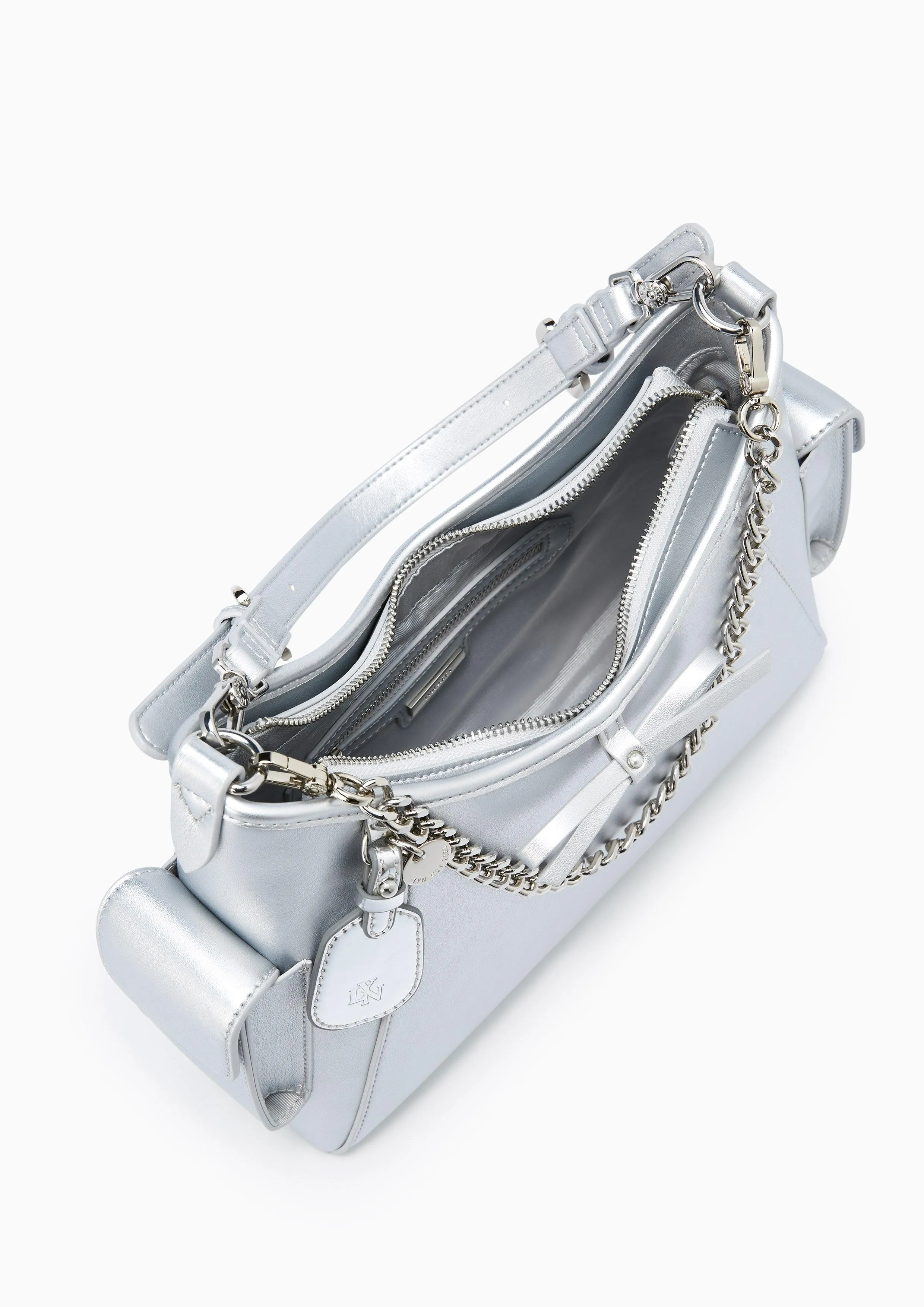 Chaline Shoulder Bag M Silver