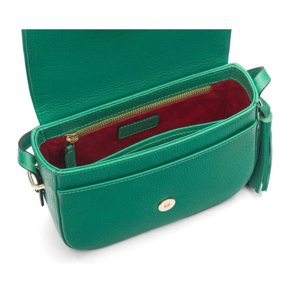 Clarice Tassel Bag - Emerald Green