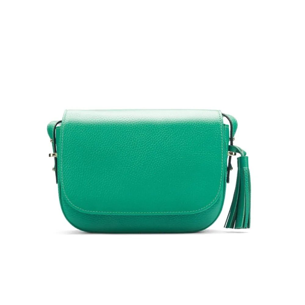 Clarice Tassel Bag - Emerald Green