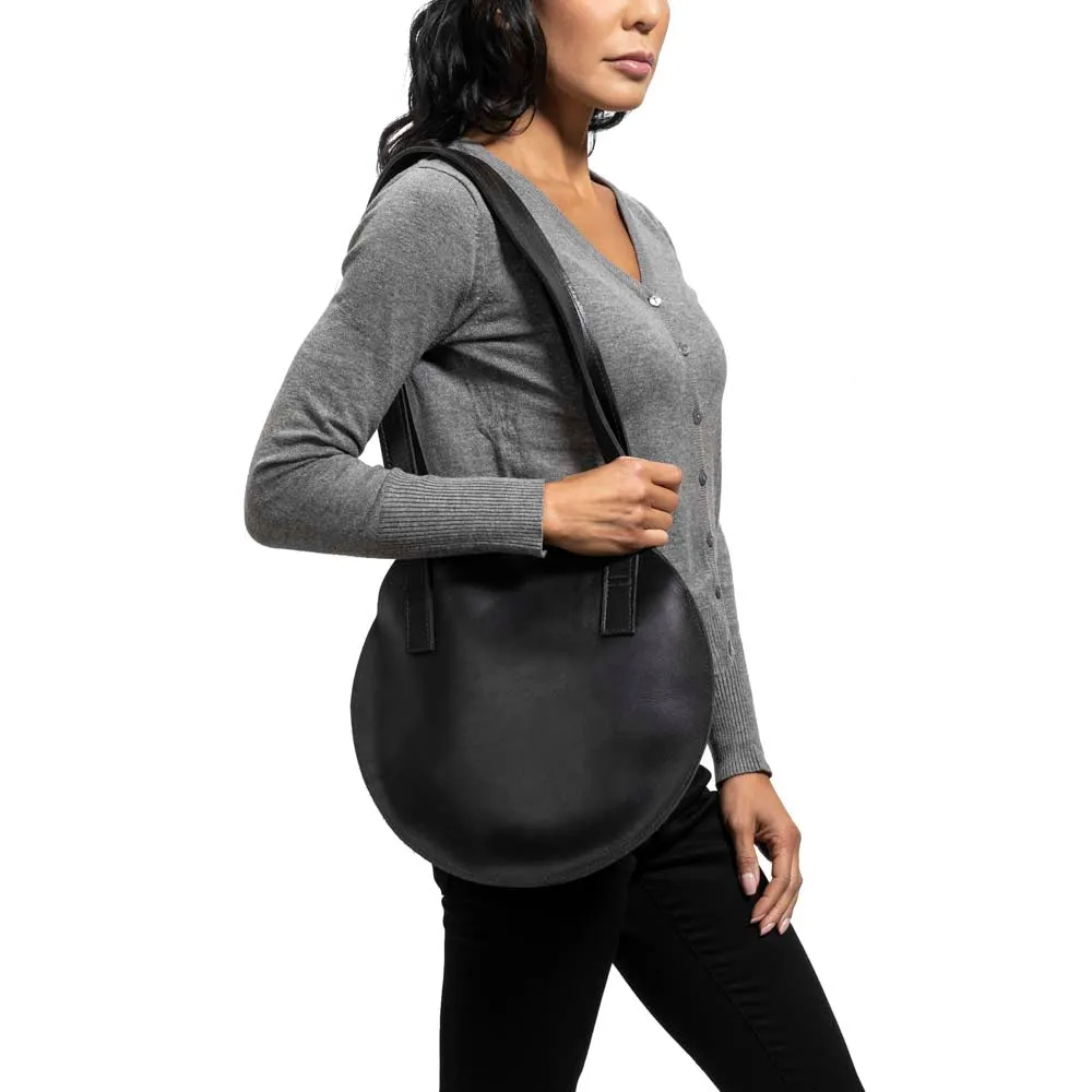 Cool Round Small Bag | Black