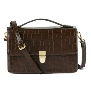 Croc Pattern Sling Bag