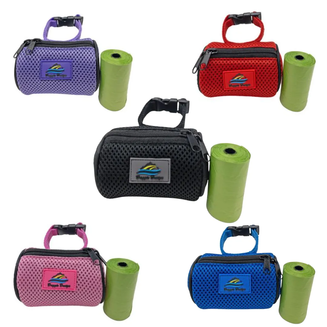 Doggie Design "American River" Fabric Poop Bag Holders