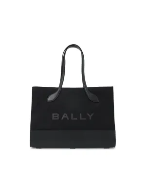 East/West Leather Tote