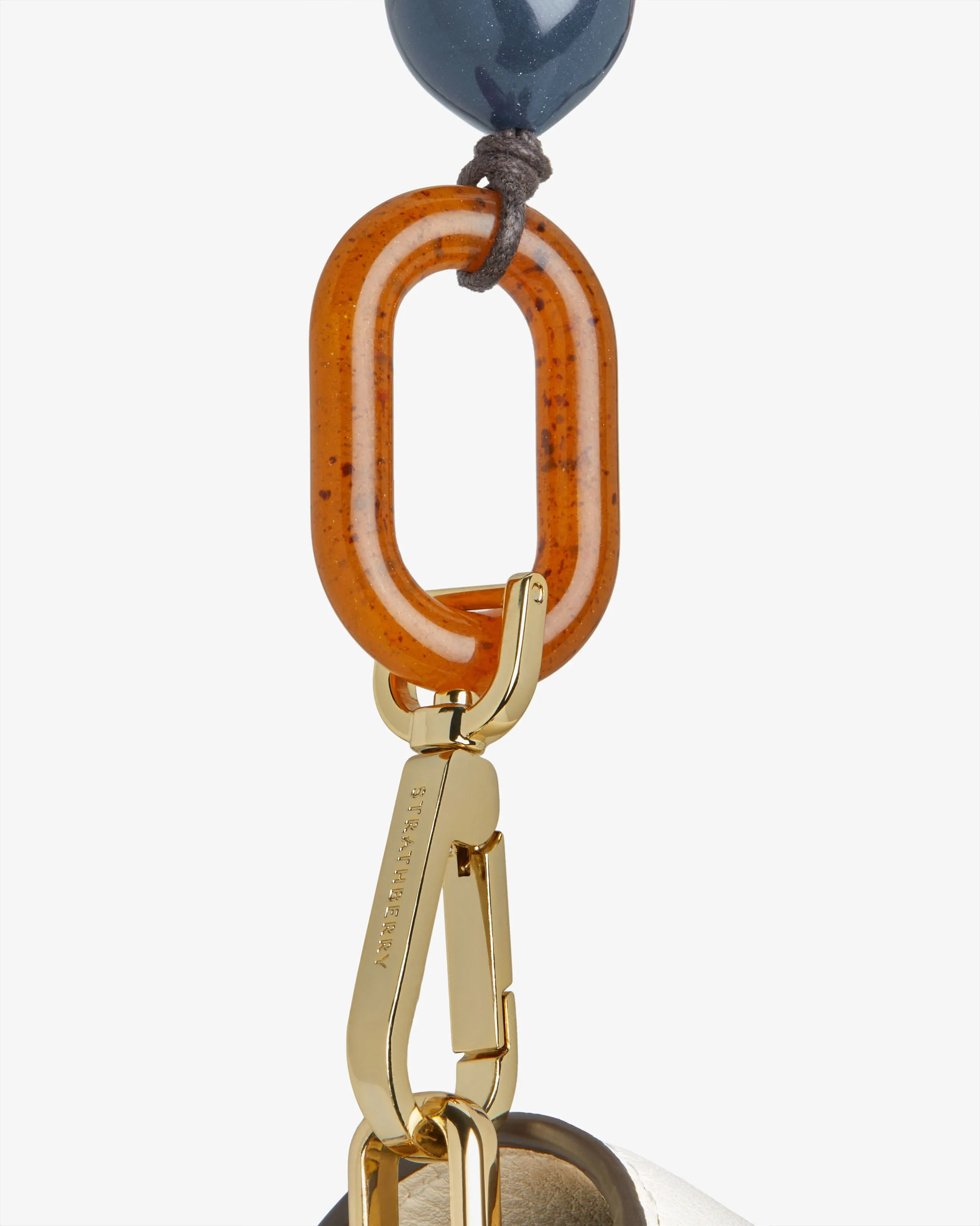 East/West Mini - Beading Strap Vanilla