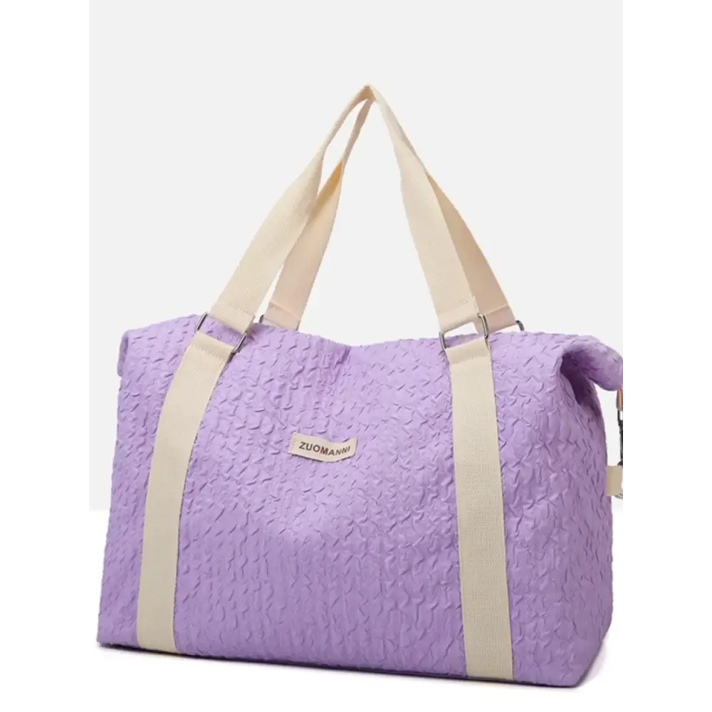 Elevate Your Luxury Fashion with the Exclusive Texture Oxford Travel Bag