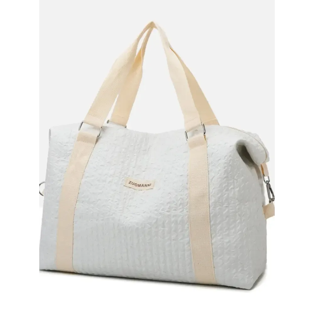 Elevate Your Luxury Fashion with the Exclusive Texture Oxford Travel Bag