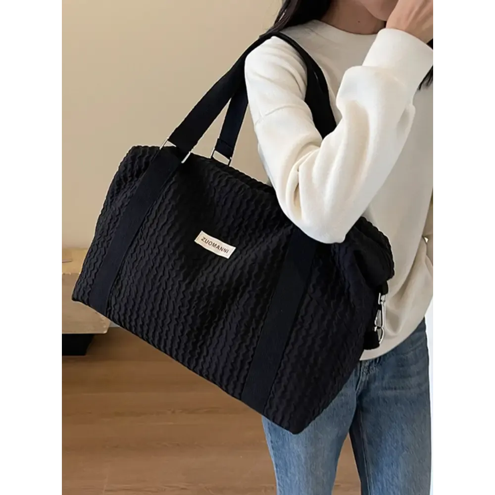 Elevate Your Luxury Fashion with the Exclusive Texture Oxford Travel Bag
