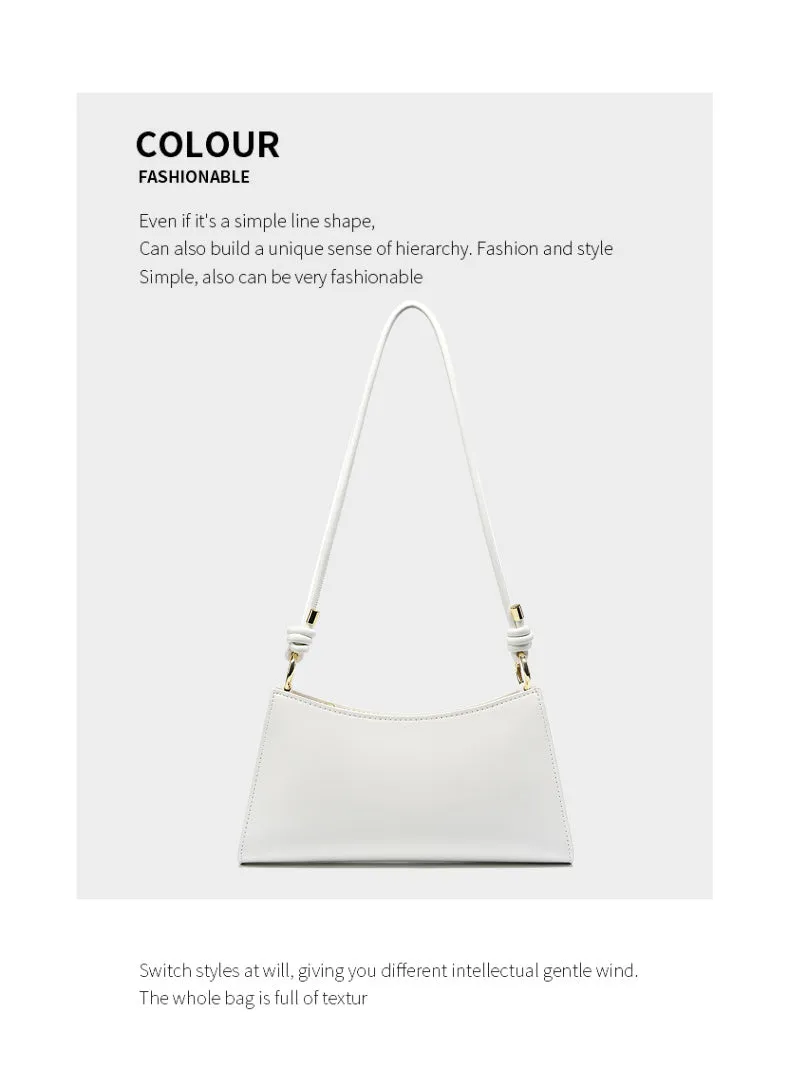 Ella Woman Leather Underarm Shoulder Bag