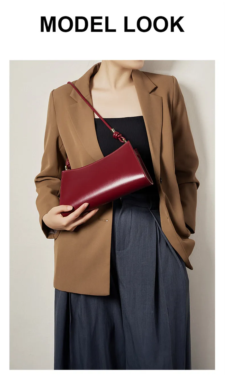 Ella Woman Leather Underarm Shoulder Bag