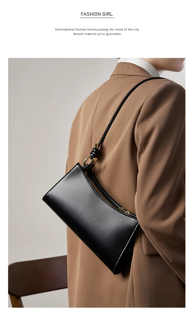 Ella Woman Leather Underarm Shoulder Bag