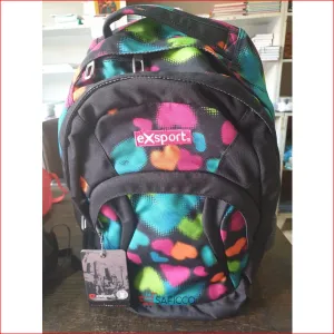 eXsport Bag to School Hearts Design (3 Compartment)