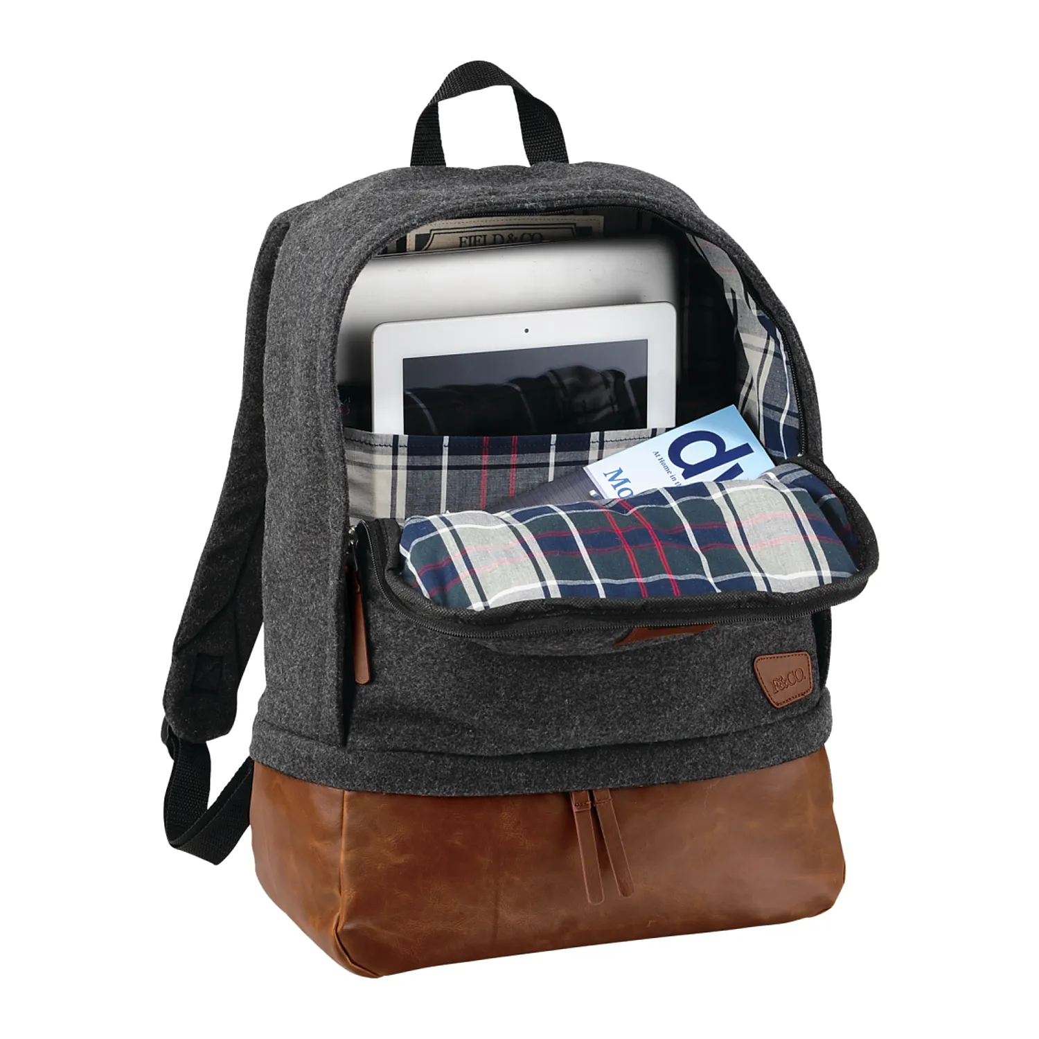 Field & Co. Campster Wool 15" Computer Backpack