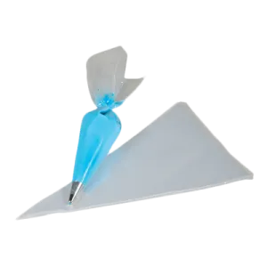 HIC Soft Disposable Non-Slip Pastry Bag 12" Clear Plastic