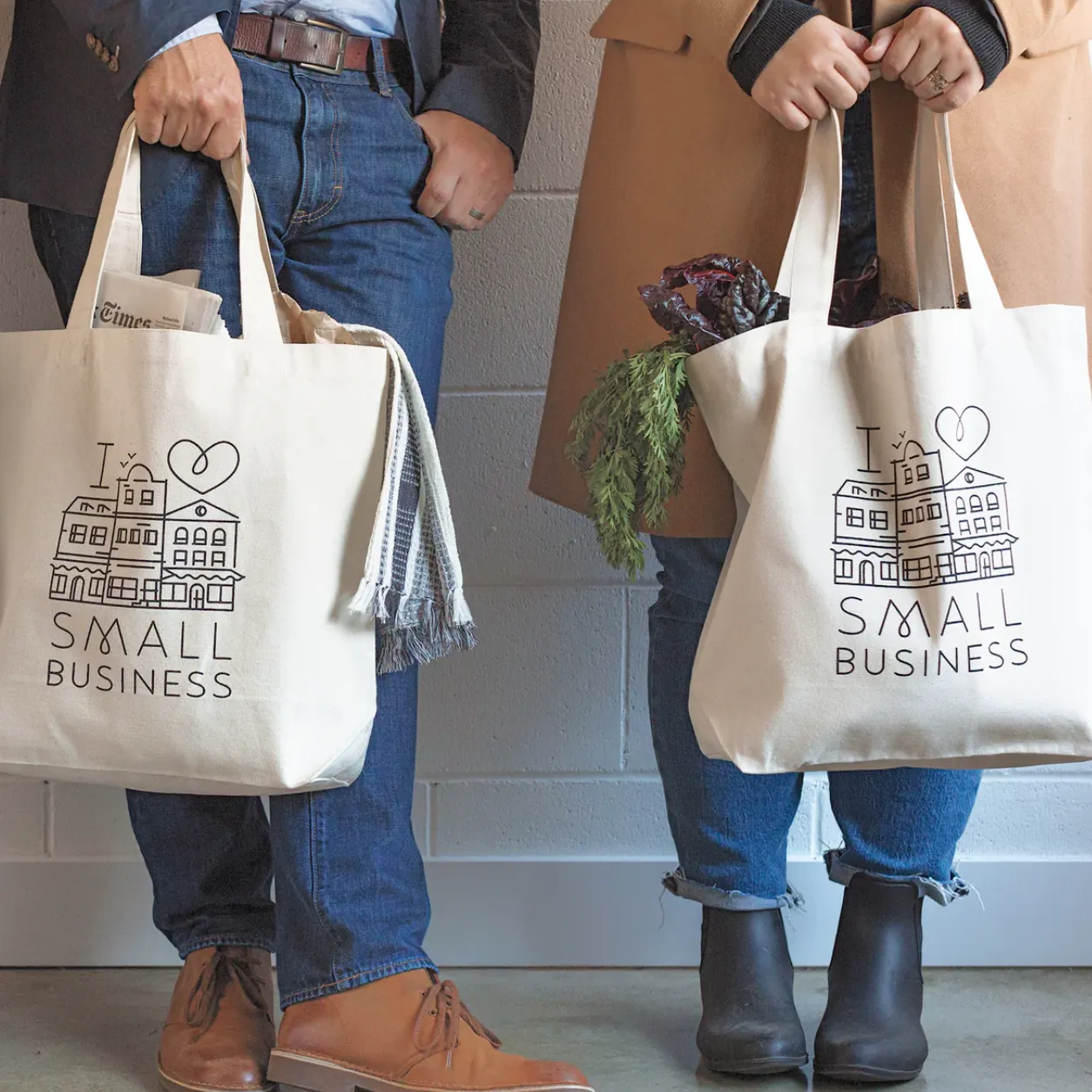 I Heart Small Business Tote Bag