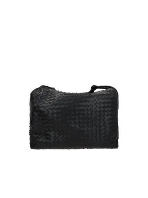 Intrecciato Leather Weekender Bag