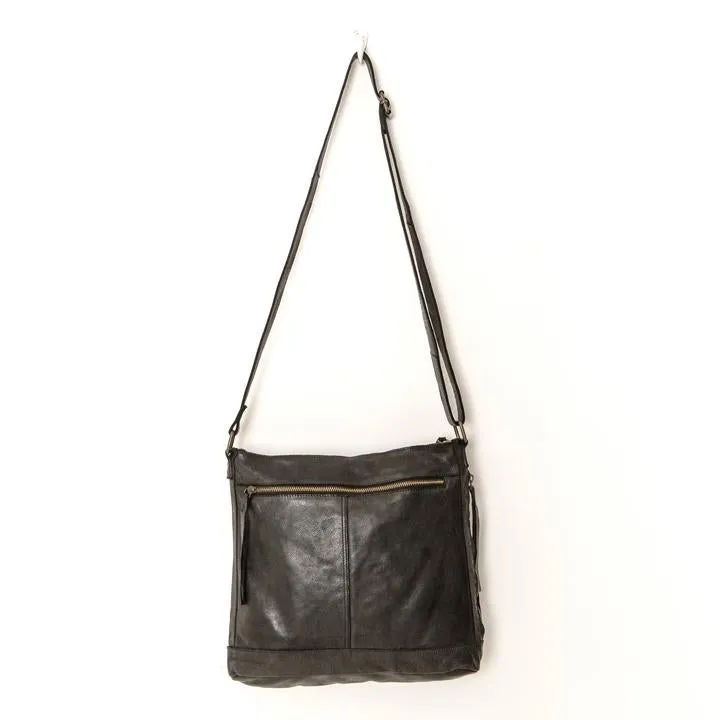 Juju Woven Hobo Bag - Black