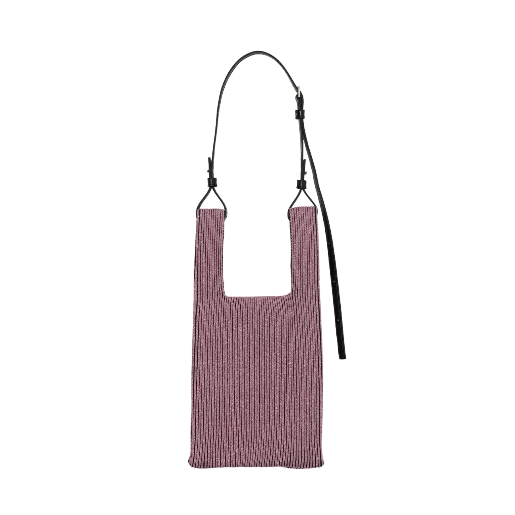 KYOTO METALLIC MARKET BAG SMALL / LIGHT PINK