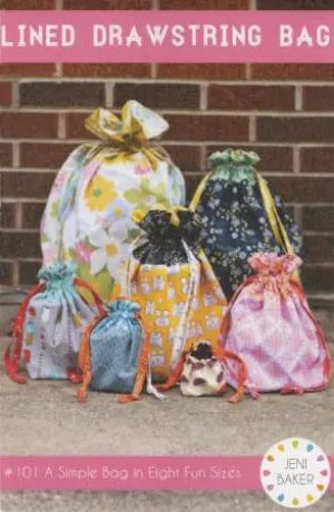 Lined Drawstring Bag Pattern