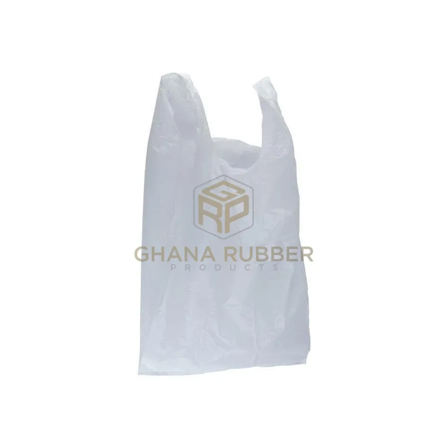Market Carrier Bags White Medium