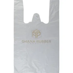 Market Carrier Bags White Medium