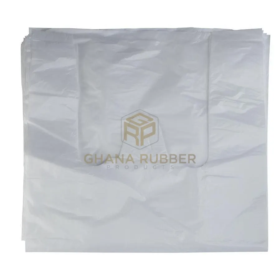Market Carrier Bags White Medium
