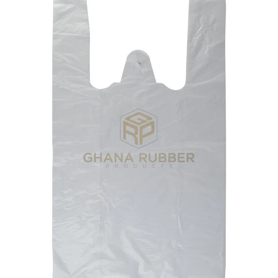 Market Carrier Bags White Medium