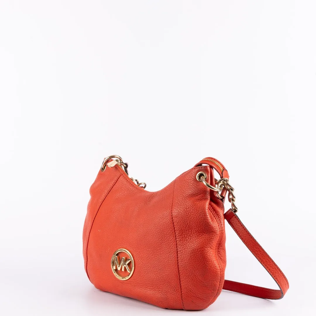 Michael Kors Fulton Leather Shoulder Bag