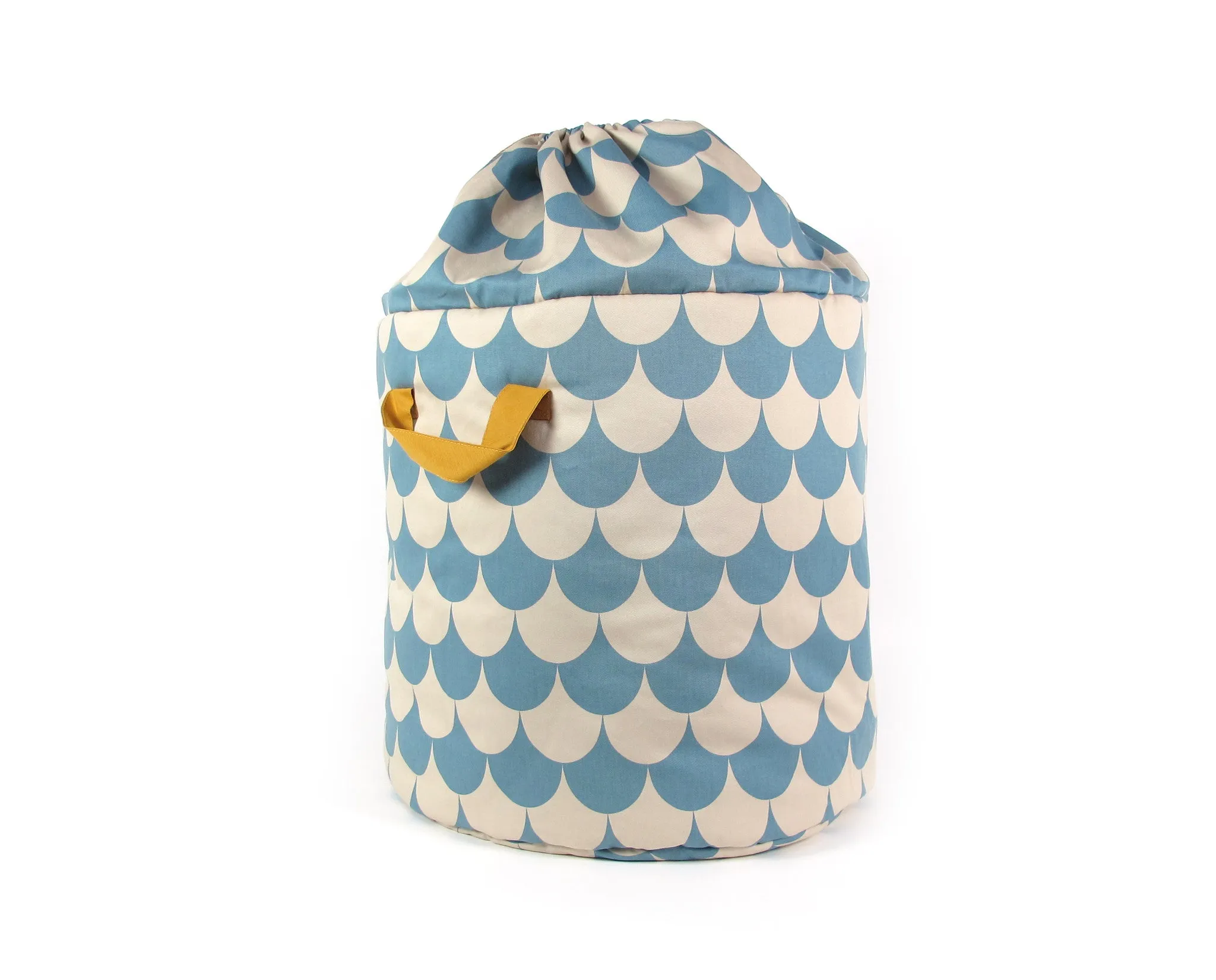 Nobodinoz Toy Bag Blue Scales