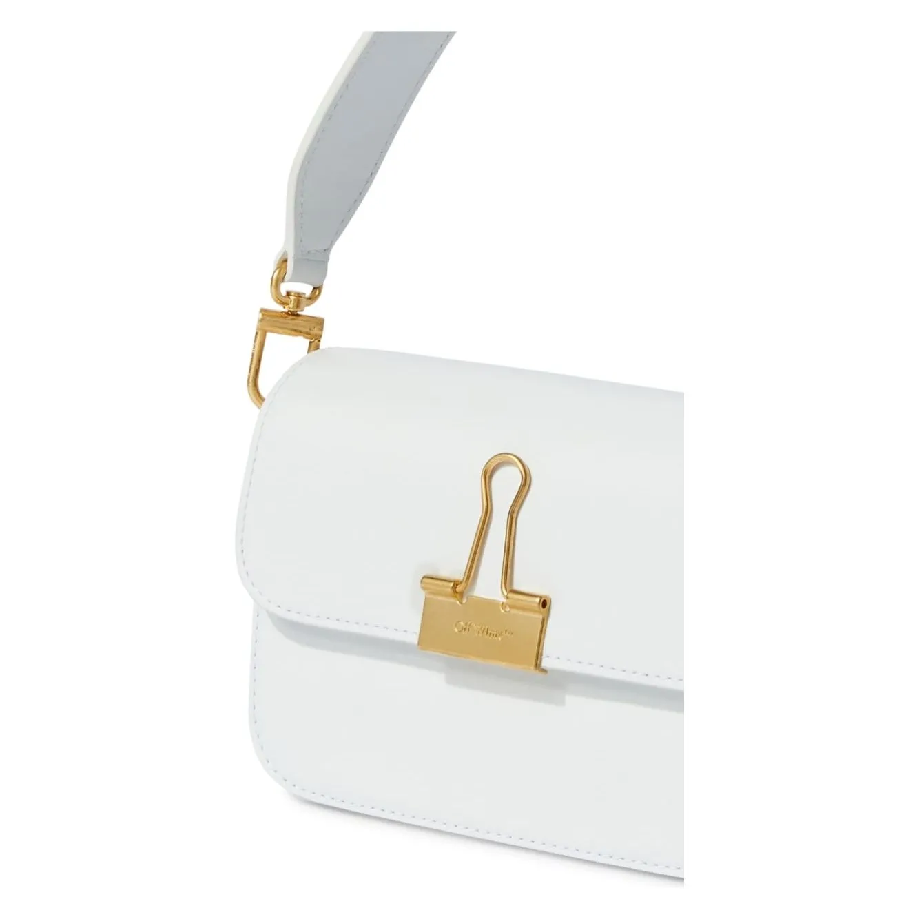 Off-White small Binder shoulder bag White