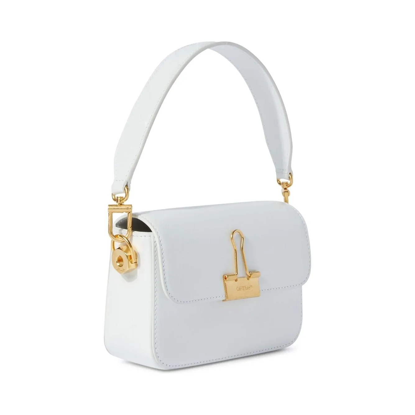 Off-White small Binder shoulder bag White