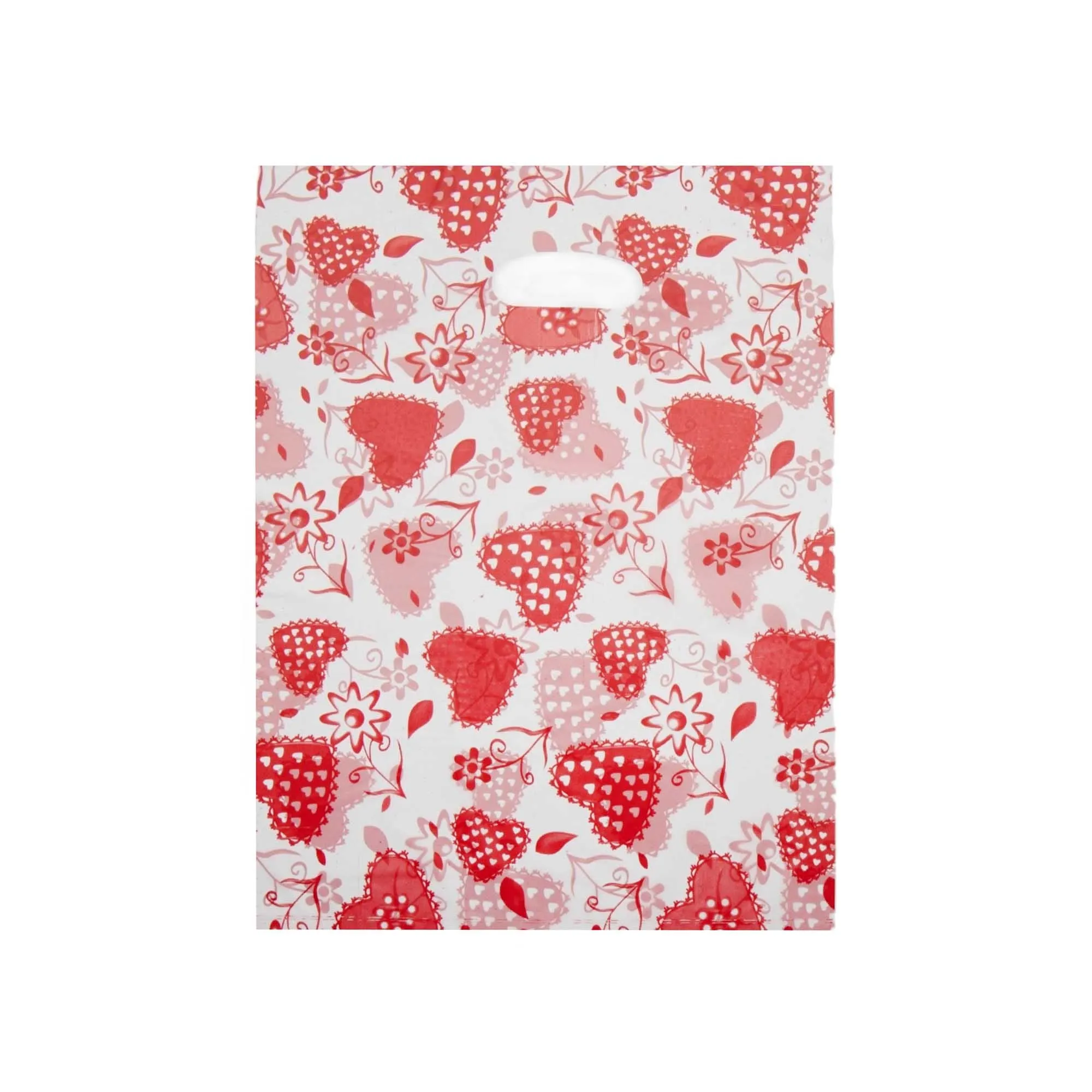 Plastic Boutique Bag Printed Small 20x30cm 25pack