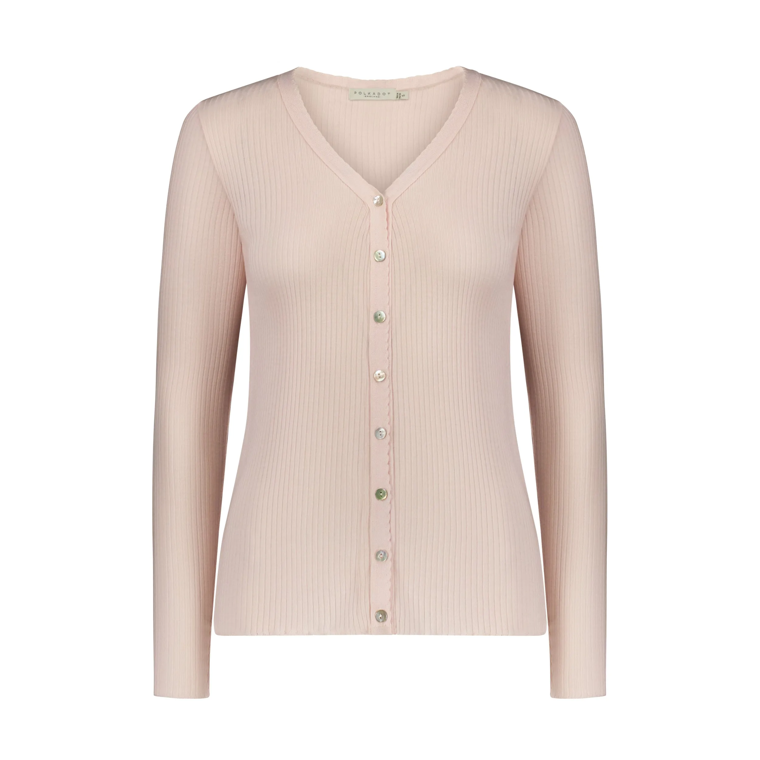 Polkadot JANE SLOUCHY RIB PJ SET ~ PINK BLUSH