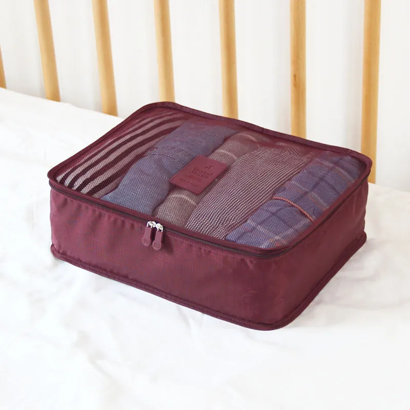 portable travel clothing storage bag