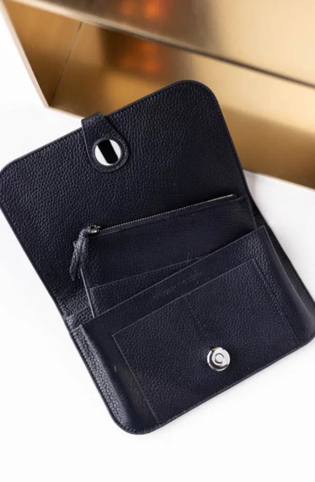 Portfolio Clutch Wallet, Navy