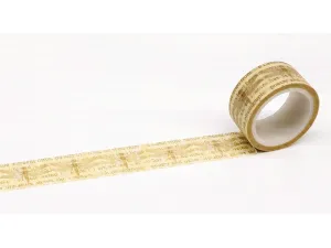 Retro Handwriting Dragonfly Washi Tape Planner Tape 20mm x 5M Roll A12185