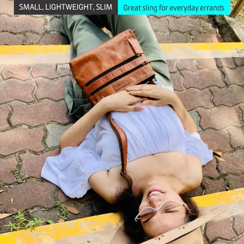 Rofozzi Hazel Leather Crossbody Bag