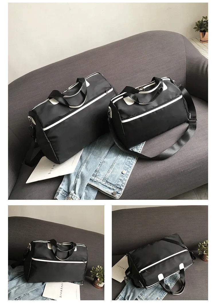 Smart Walk Waterproof Large Capacity Crossbody  Black Bags