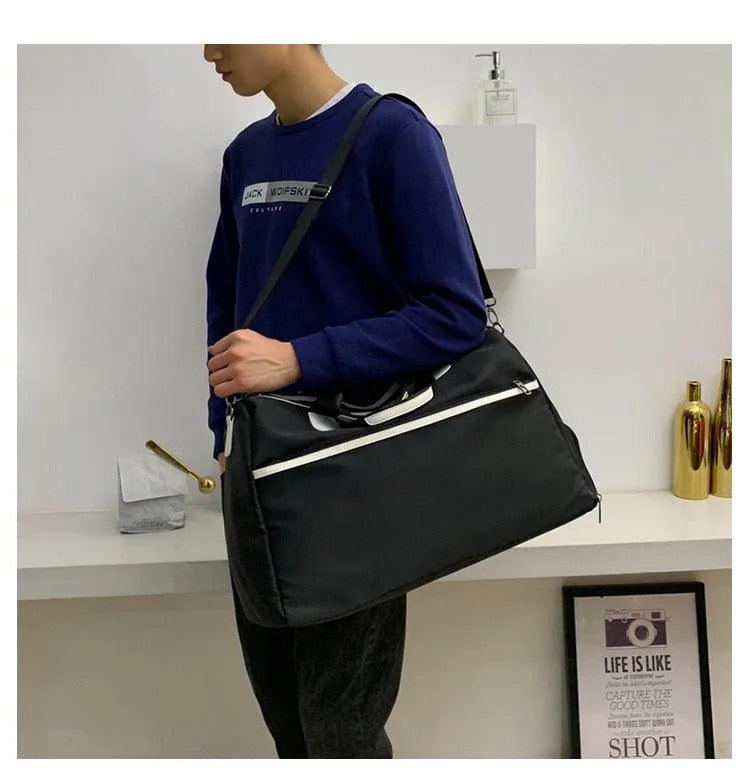 Smart Walk Waterproof Large Capacity Crossbody  Black Bags
