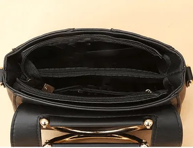 Sophisticated Vegan Leather Flap Bag
