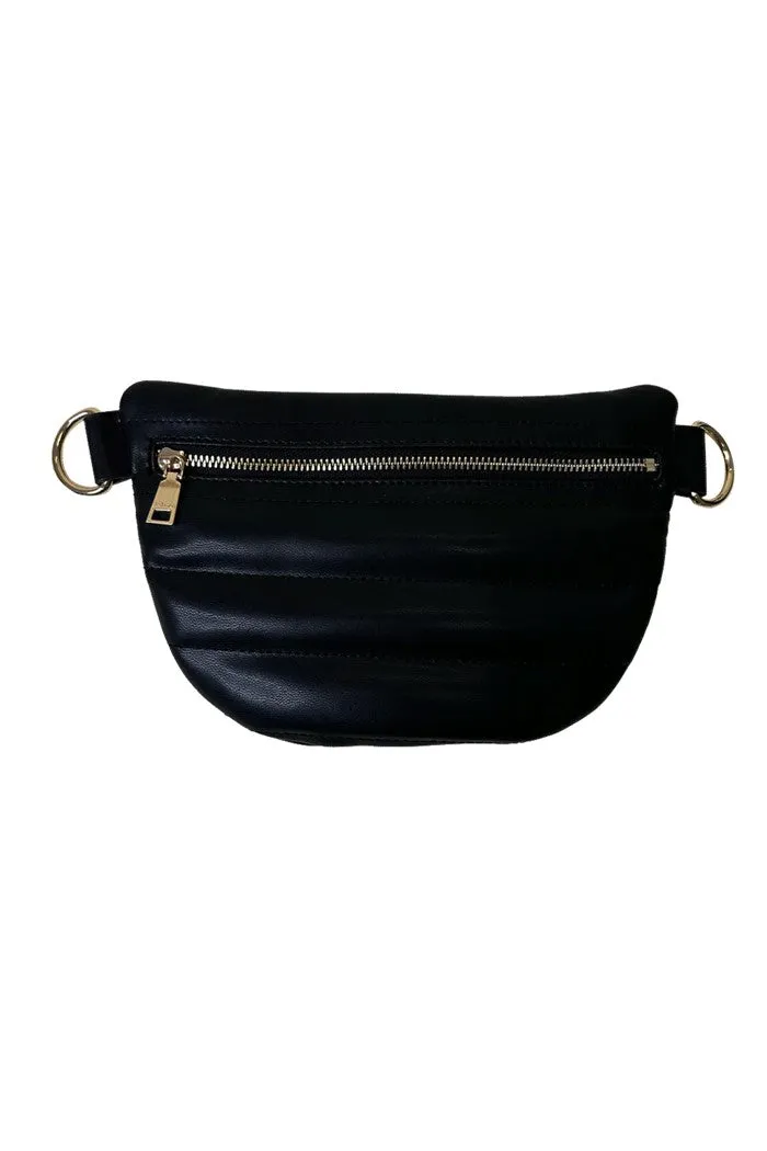 Stacy Small Quilted Faux Leather Sling Bag